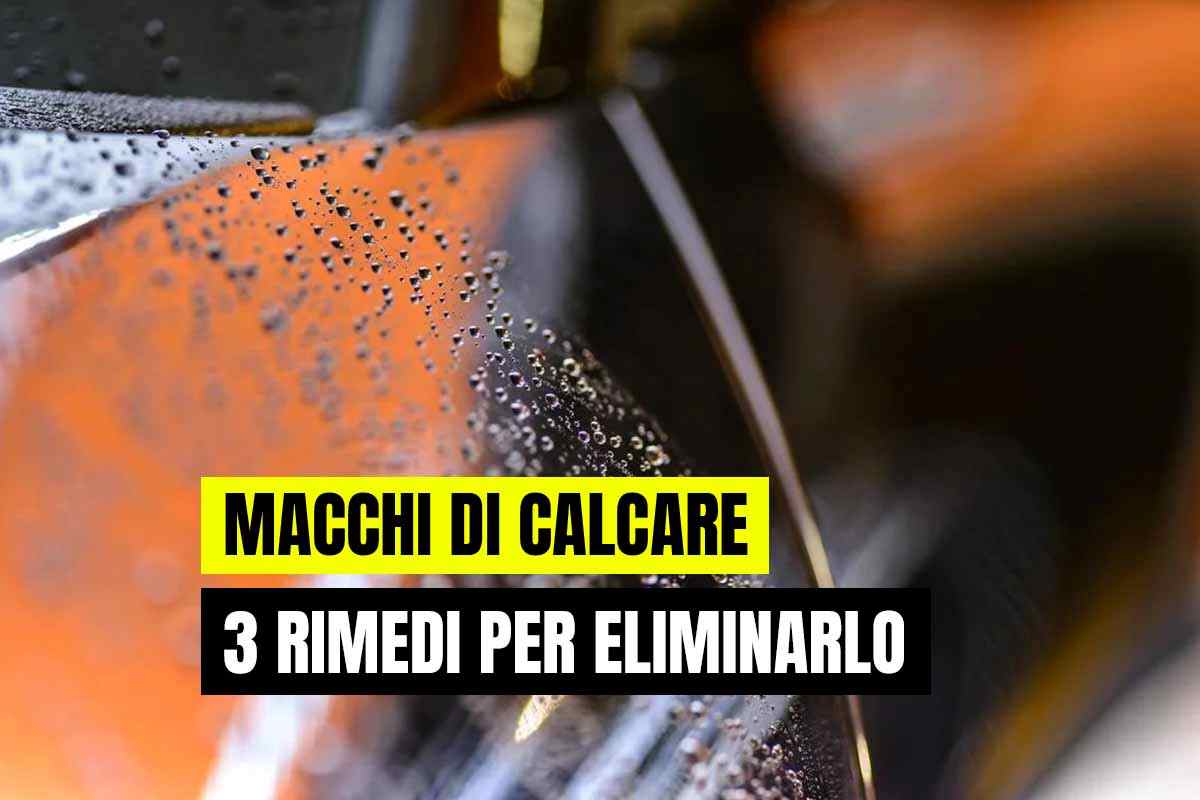 macchie di calcare