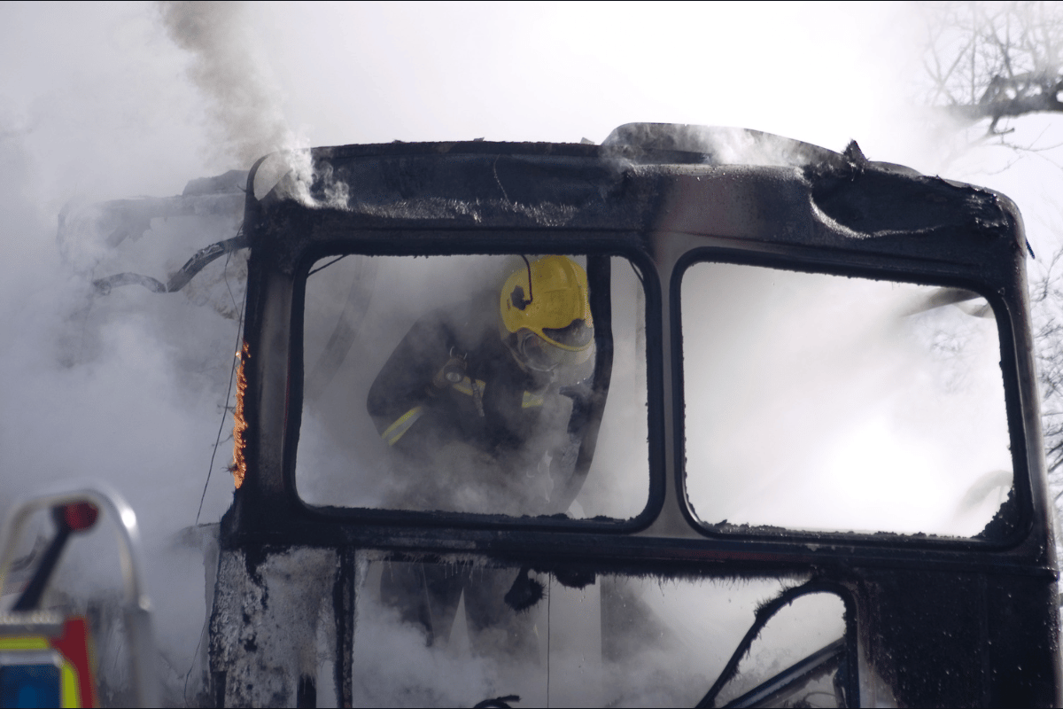 incendio autobus